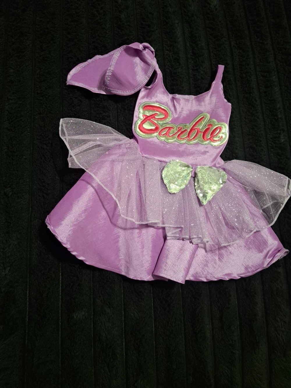 Barbie Lavender Sparkle Costume Dress with Sequin Bow